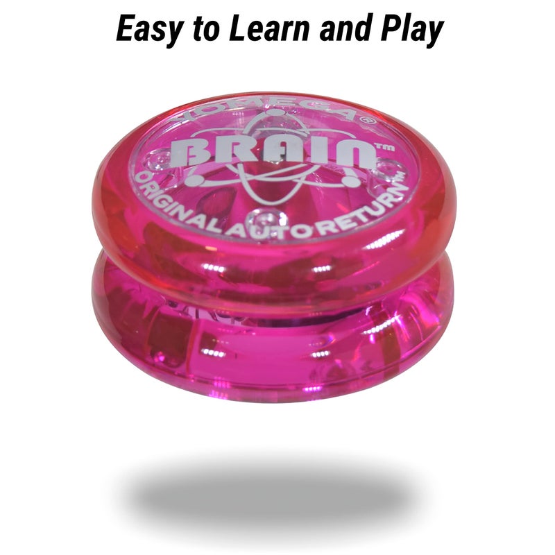 Yomega The Original Brain - Professional Yoyo for Kids and Beginners  Responsive Auto Return Yo Yo Best for String Tricks + Extra 2 Strings & 3 Month Warranty (Pink) - Image 4