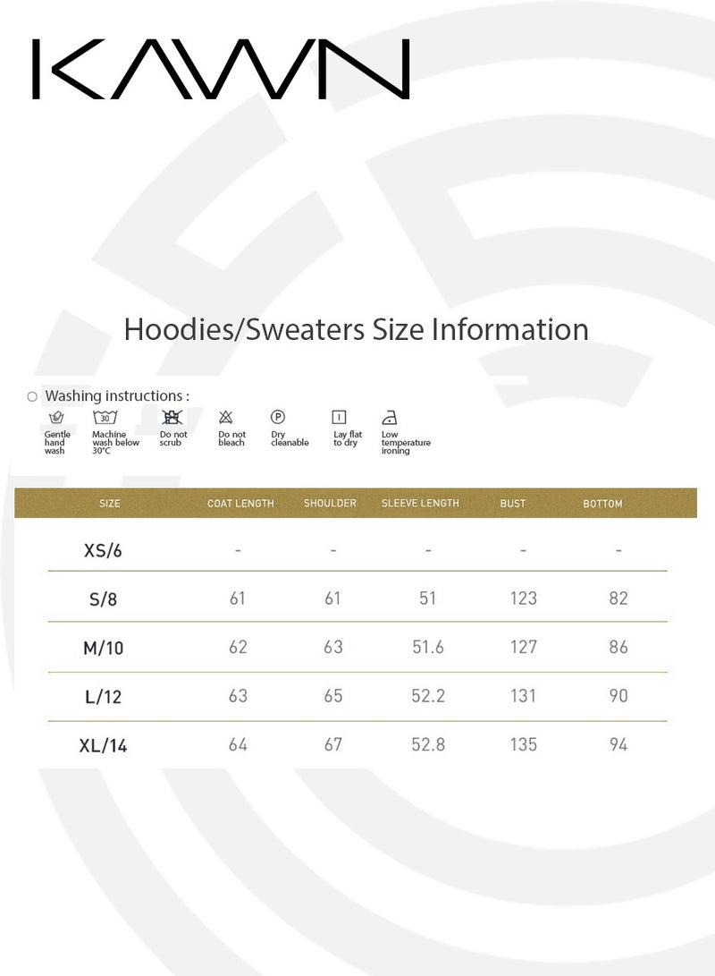 KAWN.YOGA Womens Loose Fit Hoodie - Image 5