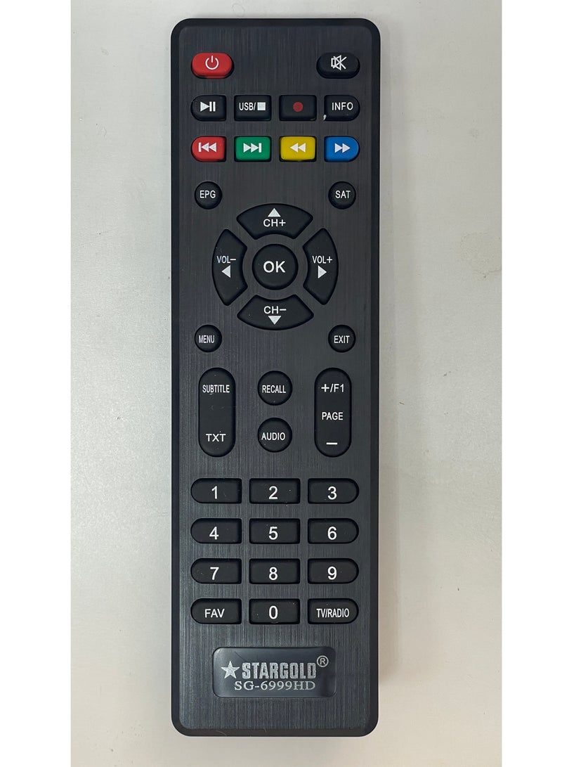 Stargold Satellite Receiver Remote Control Replacement for SG-6999HD - Image 3