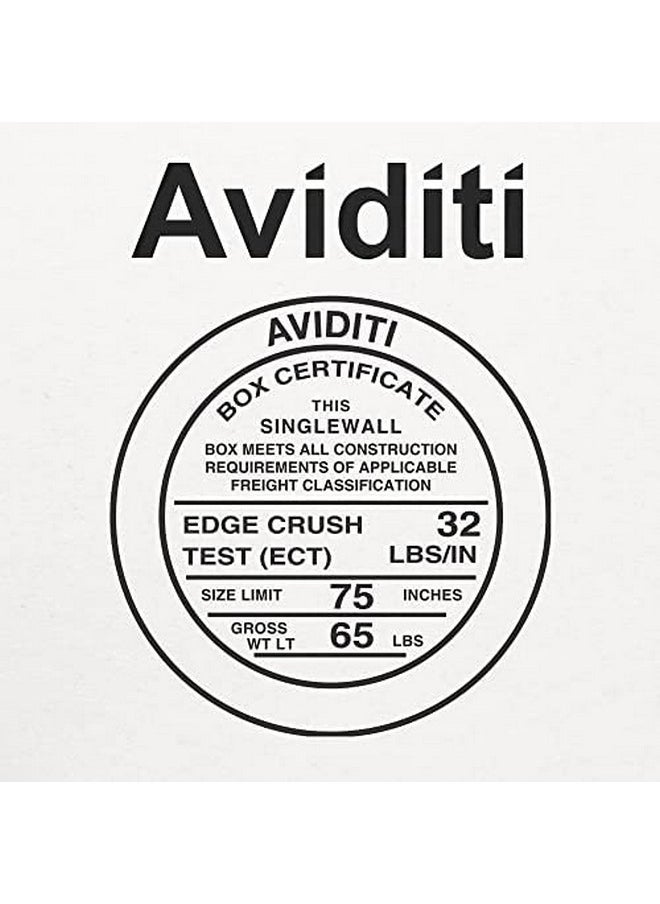 Aviditi - Shipping Boxes Small 4"L X 4"W X 3"H, 50-Pack | Corrugated Cardboard Box For Packing, Moving And Storage 4X4X3 443 - Image 1