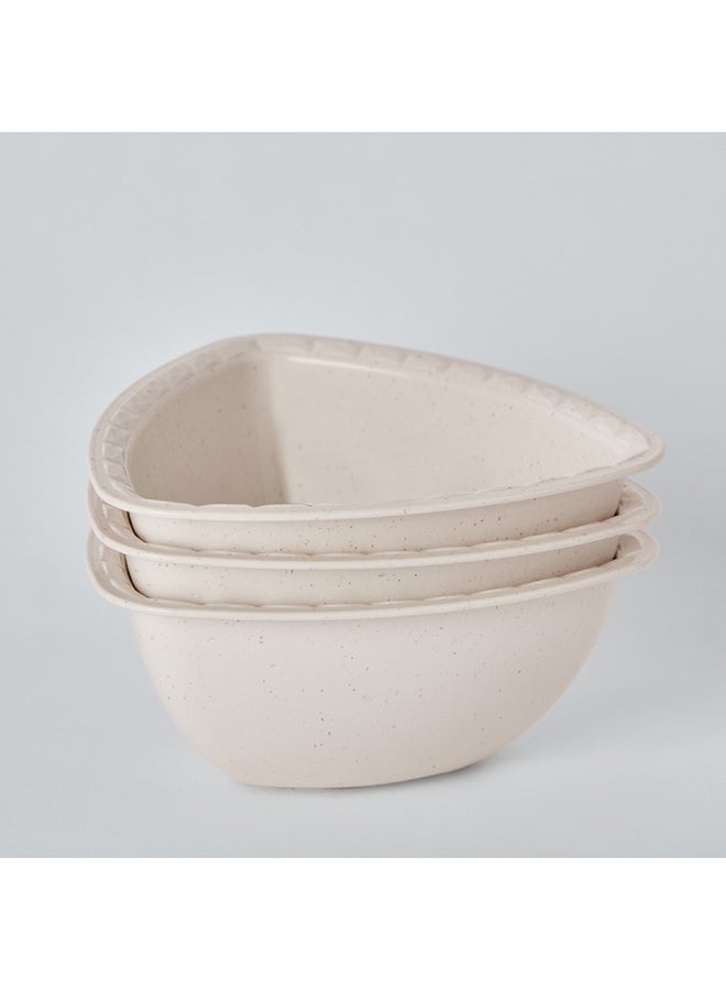 Home Box Rice Husk 3-Piece Bowl Set 13 x 5.5 x 13 cm  - Image 5