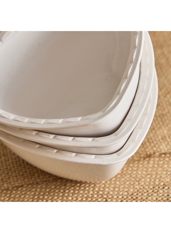 Home Box Rice Husk 3-Piece Bowl Set 13 x 5.5 x 13 cm  - Image 3