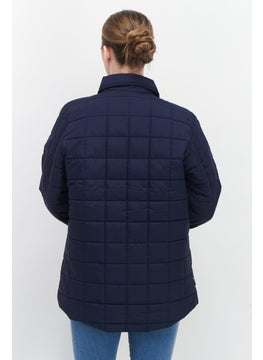 Trespass Women Quilted Jacket, Navy Blue  - Image 3