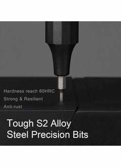 Y&D Screwdriver Set Pen 24 in 1 Pocket Precision Mini Magnetic Small Screw Driver Kit with 24pcs Phillips & Flathead S2 Steel Bits  - Image 4