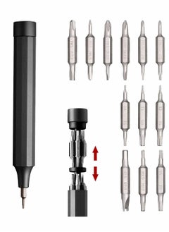 Y&D Screwdriver Set Pen 24 in 1 Pocket Precision Mini Magnetic Small Screw Driver Kit with 24pcs Phillips & Flathead S2 Steel Bits  - Image 1