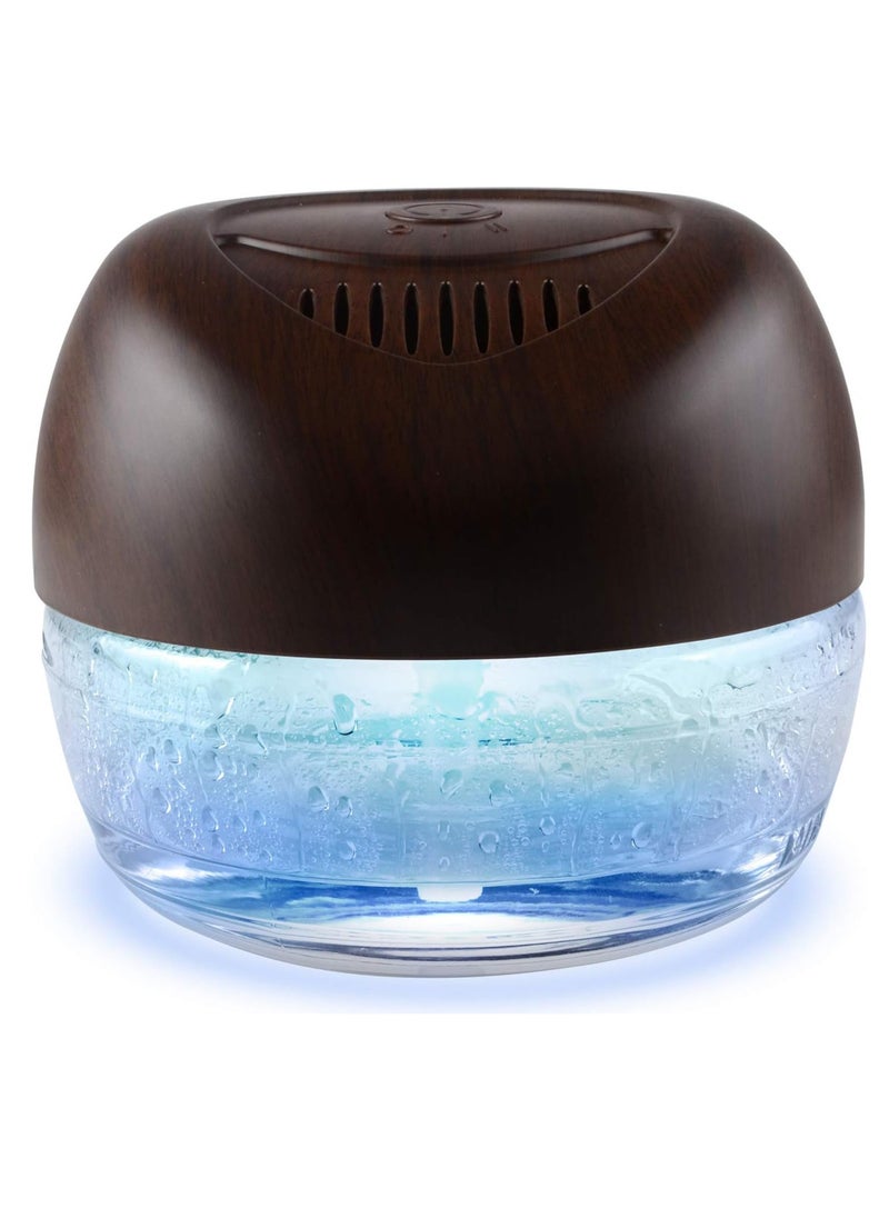 Generic Air Purifier,  Lightweight Multifunctional Air Freshener, Portable Fragrance Diffuser With Night Light, Easy To Clean And Durable Electric Deodorizer For Home And Office, (1pc, Dark Brown B)  - Image 1