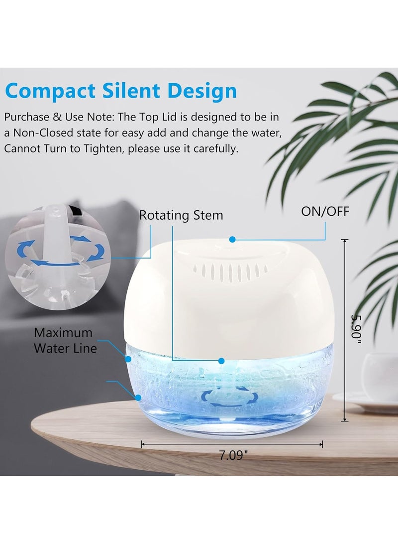 Generic Air Purifier,  Lightweight Multifunctional Air Freshener, Portable Fragrance Diffuser With Night Light, Easy To Clean And Durable Electric Deodorizer For Home And Office, (1pc, Dark Brown B)  - Image 2