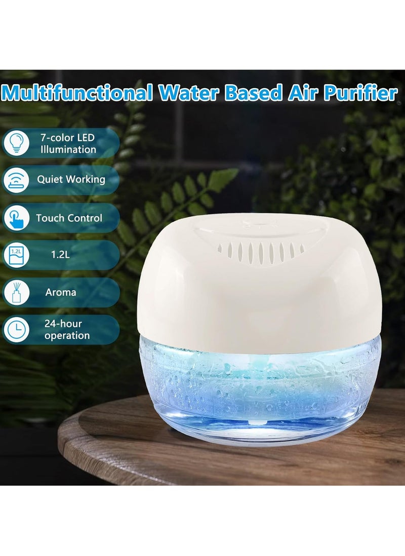 Generic Air Purifier,  Lightweight Multifunctional Air Freshener, Portable Fragrance Diffuser With Night Light, Easy To Clean And Durable Electric Deodorizer For Home And Office, (1pc, Dark Brown B)  - Image 3