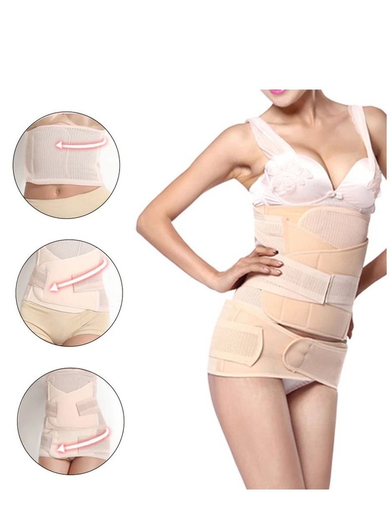 مشد البطن بعد الولادة يمنع الترهلات ويقلل احتباس السوائل ثلاث قطعه مقاس XL - Image 2