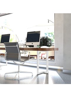 Cartvilla CARTVILLA Metal Table Legs 28Height 177Wide Heavy Duty Desk Legs DIY Furniture Legs for Dining TableCoffee TableOffice Desk White TShape only Legs  - Image 5