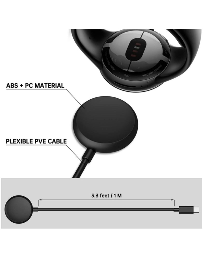 نوع ج خط شحن شاحن الطاقة محول المغناطيسي دعم جوجل بيكسل مشاهدة كابل شحن - Image 3