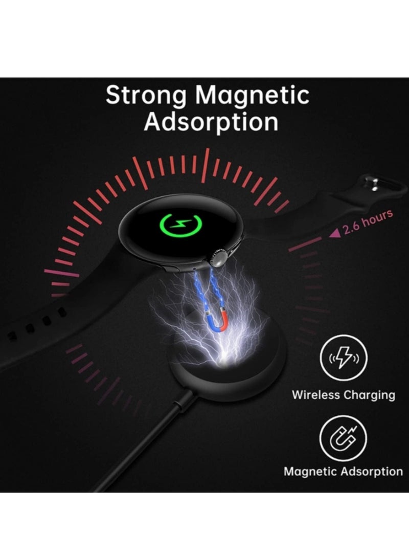 نوع ج خط شحن شاحن الطاقة محول المغناطيسي دعم جوجل بيكسل مشاهدة كابل شحن - Image 5