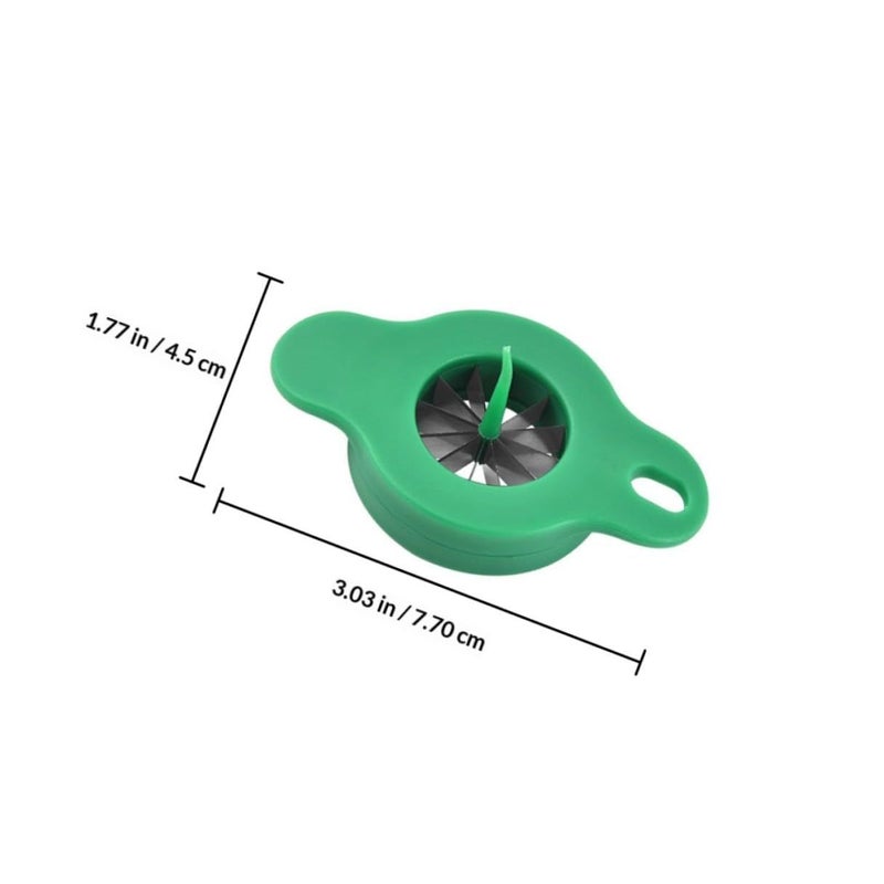 Stainless Steel Green Multi Blade Scallion Cutter Professional Onion And Vegetable Slicing Shredder For Home Kitchen Cooking - Image 3