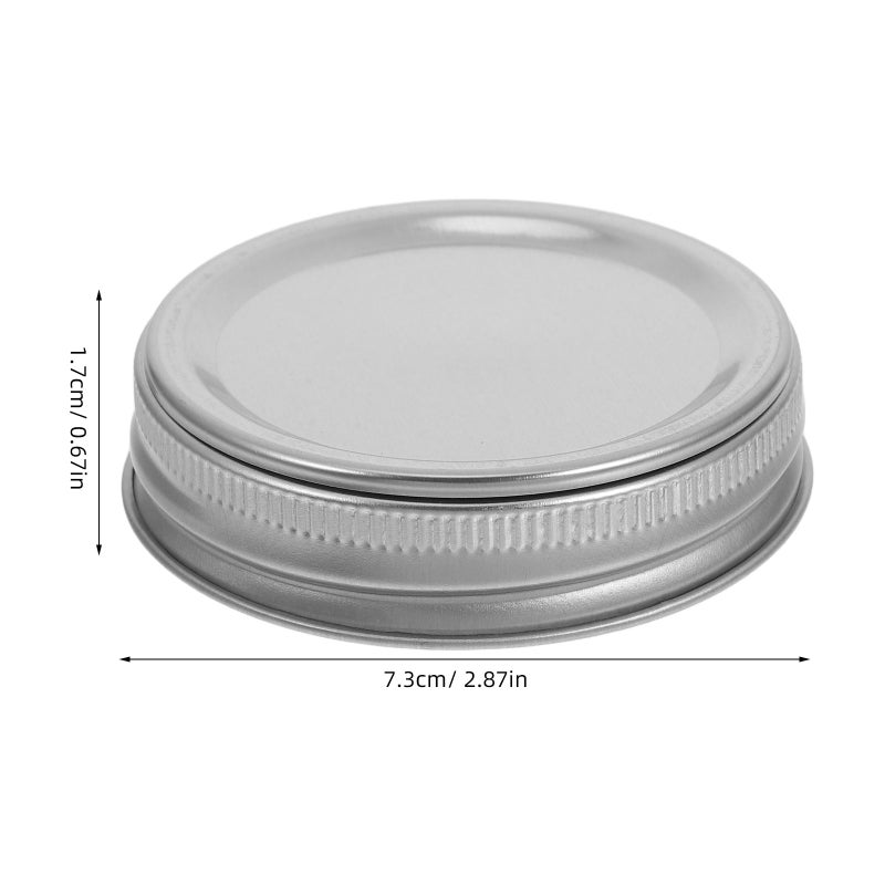 Sets of Wide Mouth 70mm Jar Lids and for Canning Reusable Jar Lids and Bands Kit Large Covers for Canning Supplies - Image 3