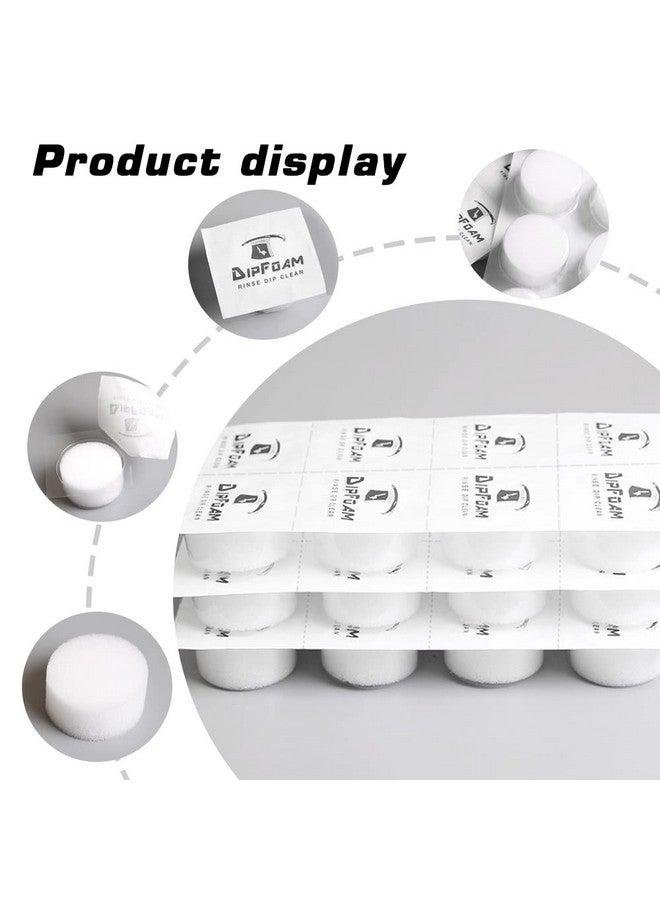CINRA Oam - Cinra 24Pcs Dip Caps Dip Foam Rinse Caps Cups Cleaning Tip Rinse Dip Clean For Dip Foam Cleaning Cap Clean Supplies - Image 5