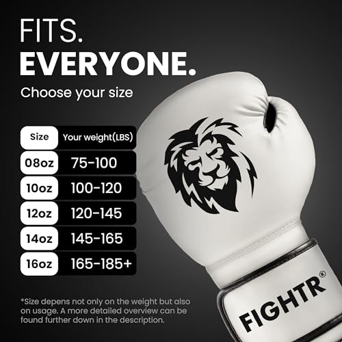 FIGHTR® Boxing Gloves - Maximum Protection & Stability | Boxing Gloves for Boxing, MMA, Muay Thai & Kickboxing | Sizes 8-16 oz - Image 2