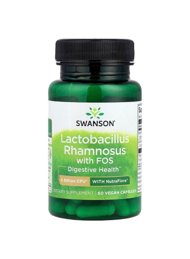 Lactobacillus Rhamnosus With FOS, 60 Vegan Capsules