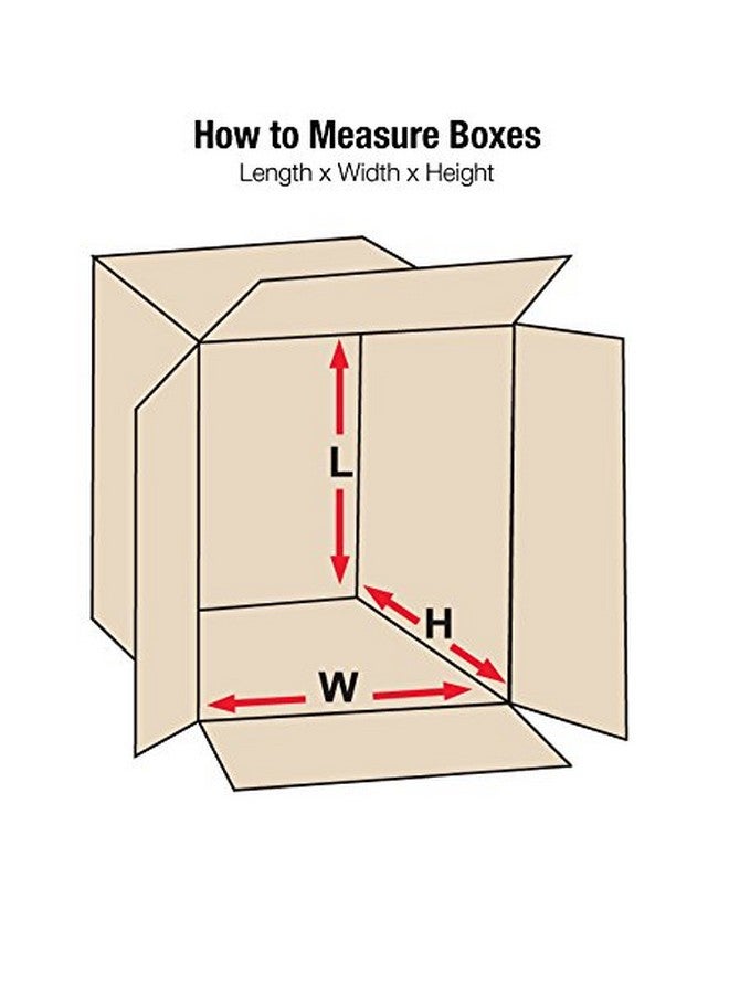 أفيديتي صندوق من الورق المقوى المموج 664، طول 6 بوصات × عرض 6 بوصات × ارتفاع 4 بوصات، كرافت، للشحن والتعبئة والنقل (عبوة من 25 قطعة) - Image 2