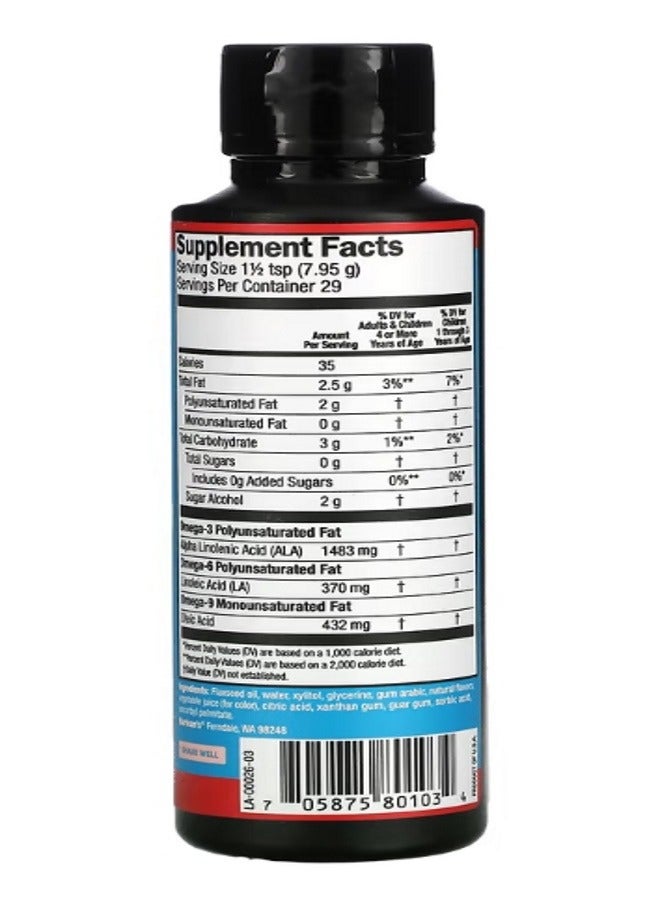 BARLEAN'S Seriously Delicious Omega Pals Sensational StrawNana 8 oz 227 g - Image 2