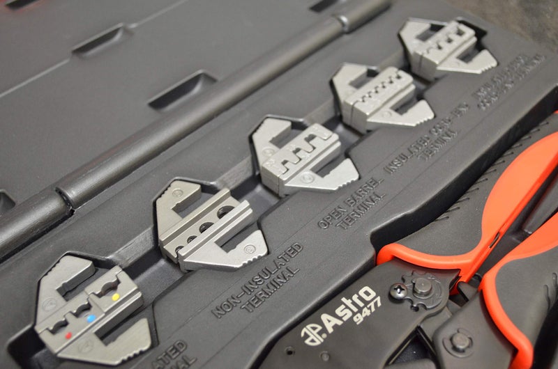 Astro Pneumatic Tool 9477 7-Piece Professional Quick Interchangeable Ratchet Crimping Tool Set - Image 2