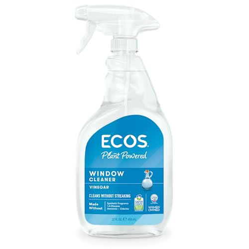 ECOS Earth Friendly Products ECOS Window Cleaner with Vinegar, 22-Ounce, (Pack of 3) - Image 3