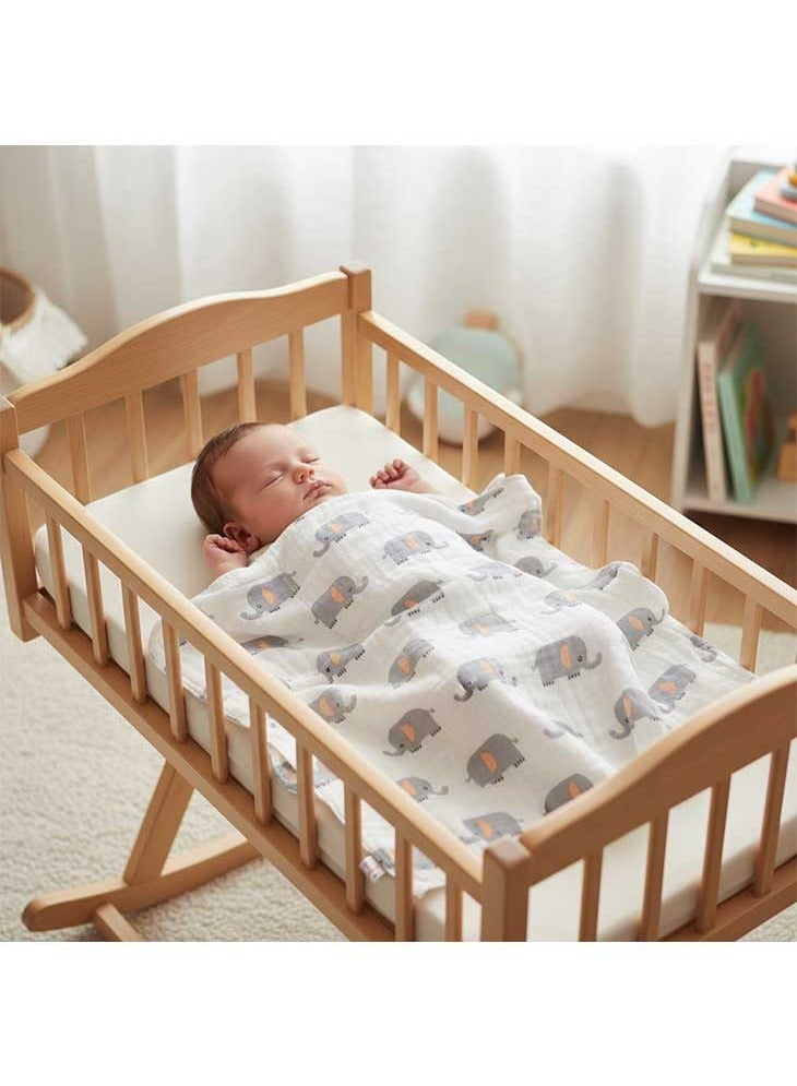 Super ZYouth 3-Pack Baby Swaddle Blankets, Blanket Swaddle Wrap for Boys and Girls (110 X 110cm) - Image 2