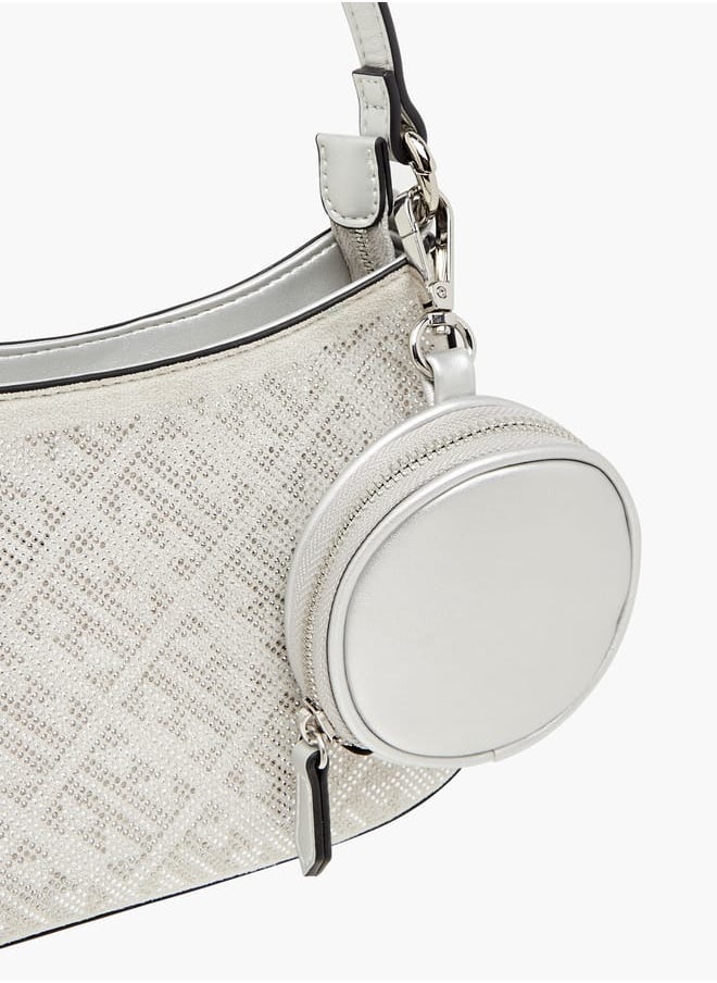 ELLE Womens Embellished Crossbody Bag With Coin Pouch  - Image 5