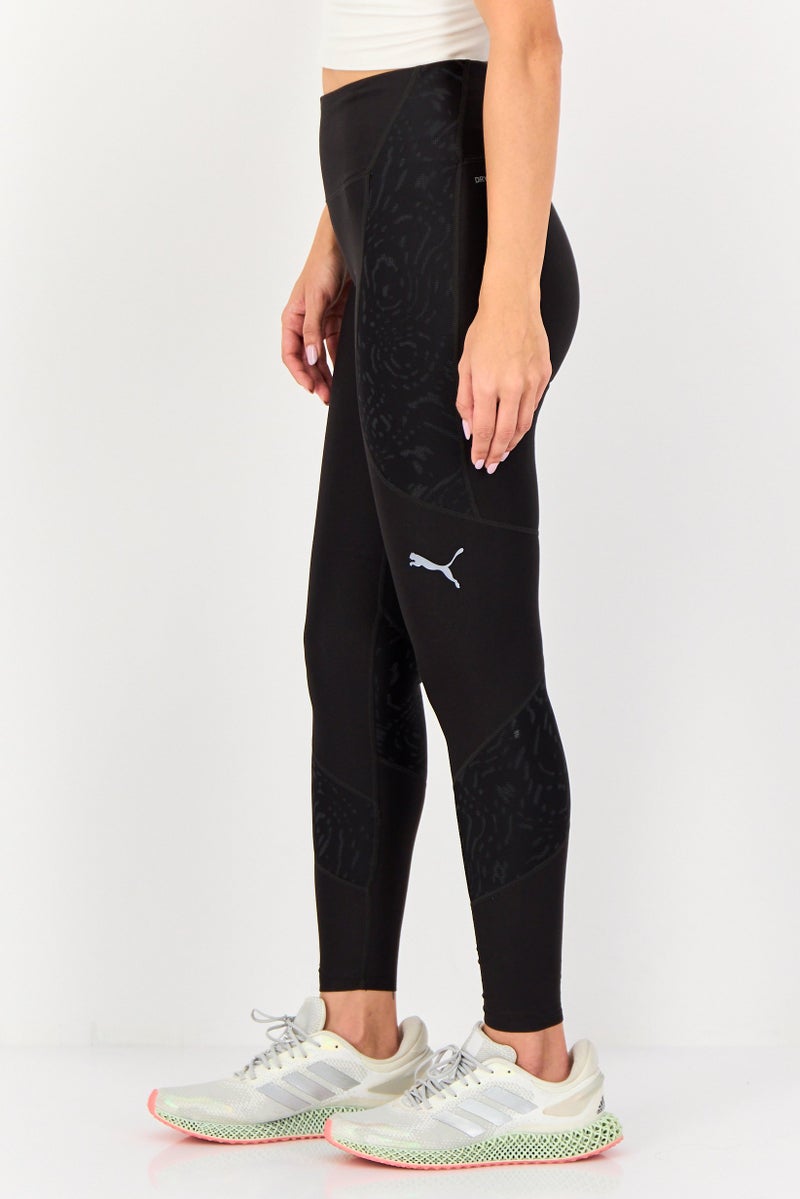 PUMA Women Sportswear Fit Brand Logo Training Tight, Black - Image 2
