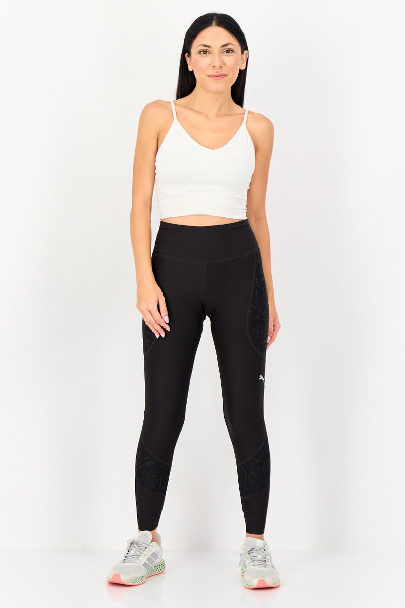 PUMA Women Sportswear Fit Brand Logo Training Tight, Black - Image 4