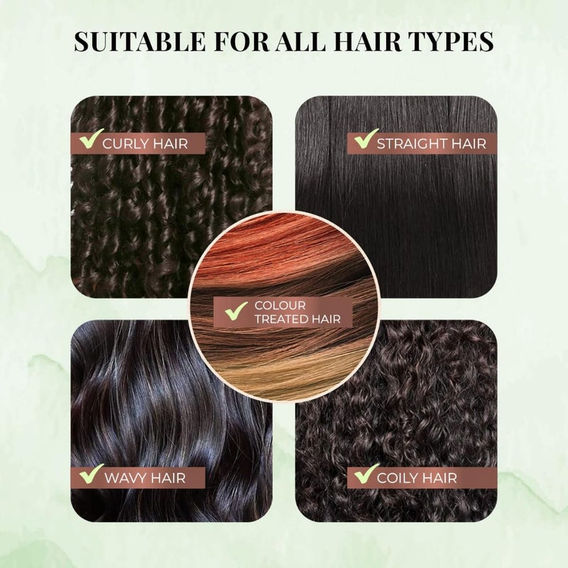 Just Herbs Ayurvedic Silky Strength Anti Dandruff Hairfall Shampoo For Men Women Suitable For Dry Hair Scalp Sulphate Paraben Free 200 ml - Image 3