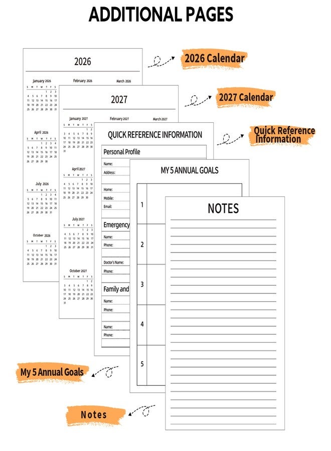 Thboxes Student Planner July 2026 - June 2027, Monthly and Weekly School Planners 8.5" x 6.5" Academic Organizer Planners for Students to Manage Classes, Assignments, Goal Setting,Stickers Included - Image 5