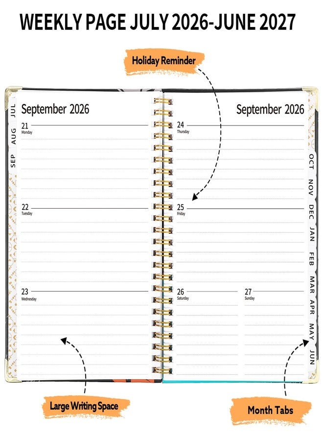 Thboxes Student Planner July 2026 - June 2027, Monthly and Weekly School Planners 8.5" x 6.5" Academic Organizer Planners for Students to Manage Classes, Assignments, Goal Setting,Stickers Included - Image 4