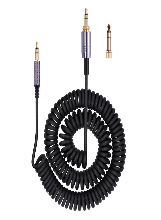 weishan Solo4 Cord Coiled Audio Cable Replacement for Dre Beats Studio3 / Studio Pro/Solo 3 Wireless Noise Cancelling Headphones, 3.5mm(1/8") Extension Wire Compatible with iPhone PS5 Xbox One, 14ft - Image 1