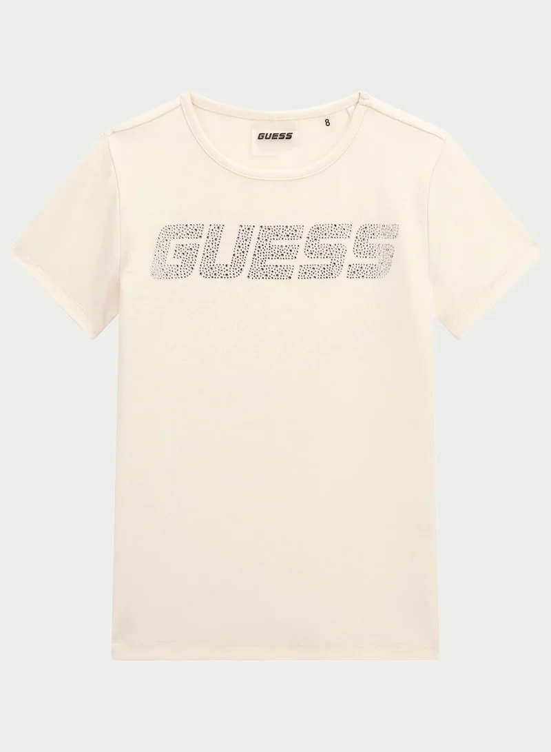 GUESS Kids Essential Crew neck T-Shirt