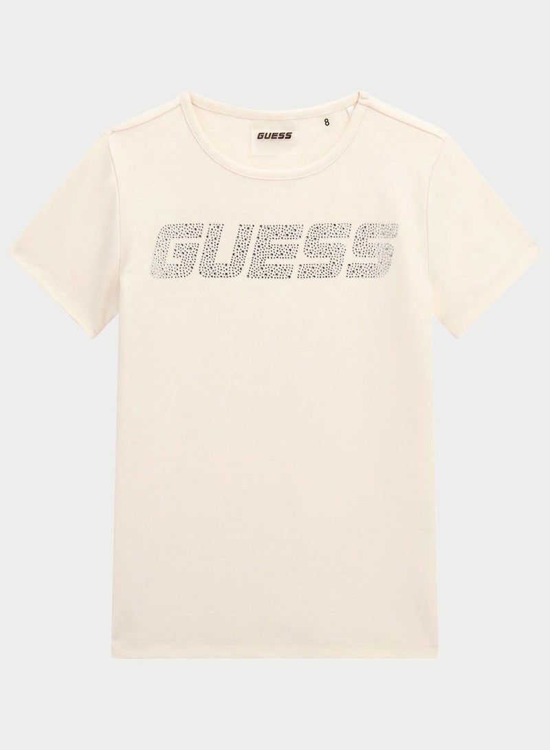 GUESS Kids Essential Crew neck T-Shirt - Image 1
