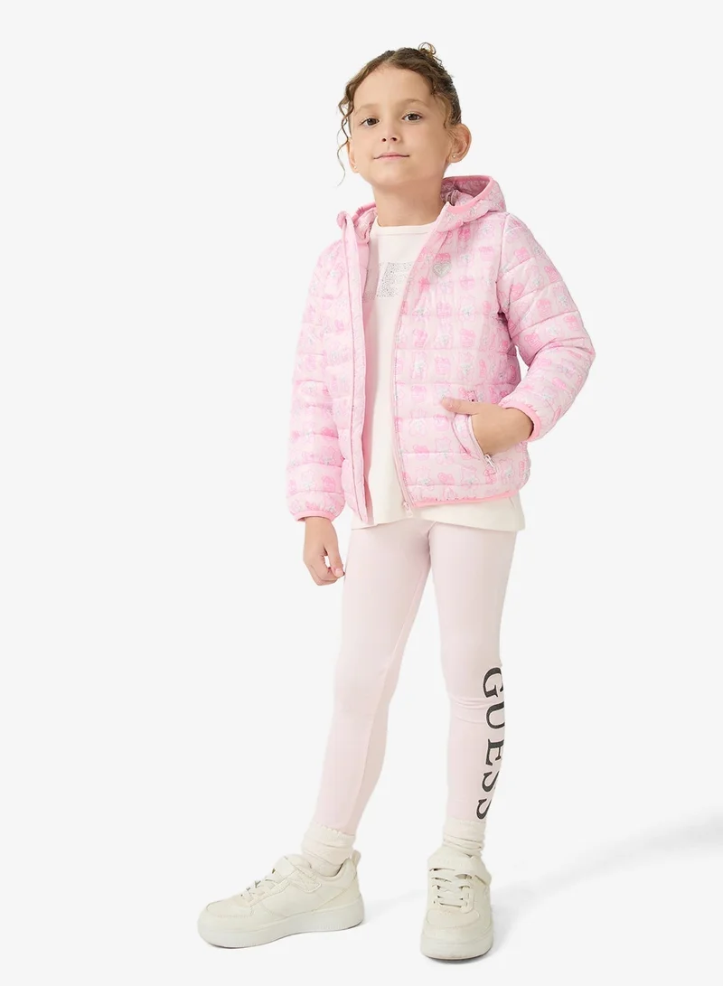 جس تيشيرت أساسي برقبة دائرية للأطفال