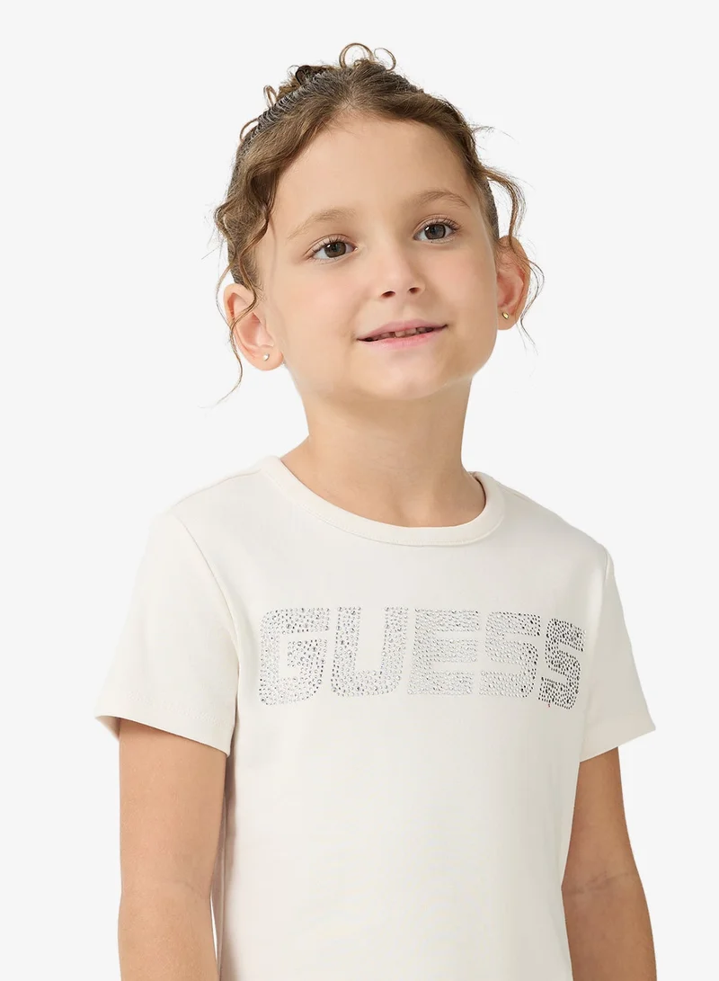 GUESS  Kids Essential Crew neck T-Shirt for Women | Best Price UAE