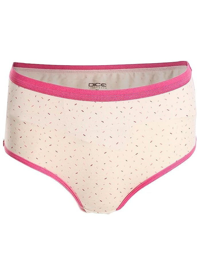 DICE - Pack of 5 Cotton Classic Brief Panties for Women - Image 1