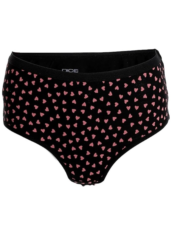 DICE - Pack of 5 Cotton Classic Brief Panties for Women - Image 1