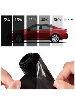 SYOSI Window Tint Film, 70% VLT Professional Uncut Car Window Film, Car Packaging Sun Film Suitable For Sunscreen Heat Insulation, Car Diy, Privacy Protection 2 Roll, 1m×50cm  - Image 2