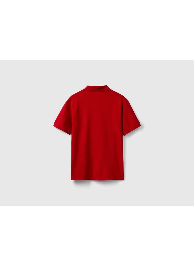 يونايتد كولورز أوف بينتيون Polo In Stretch Organic Cotton