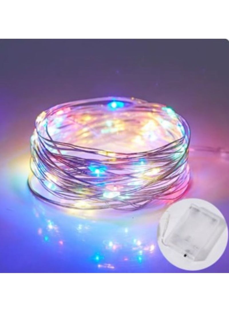 2 Pack x 100 LED Waterproof Battery Operated Fairy Twinkle String Light - Image 4
