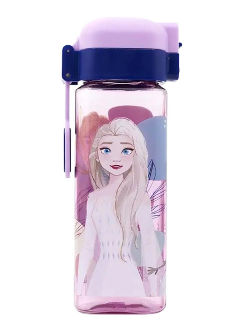 ستور زجاجة مياه فروزن إيكوزين خالية من مادة BPA مع قفل أمان، 550 مل باللون الأرجواني والأزرق - Image 1