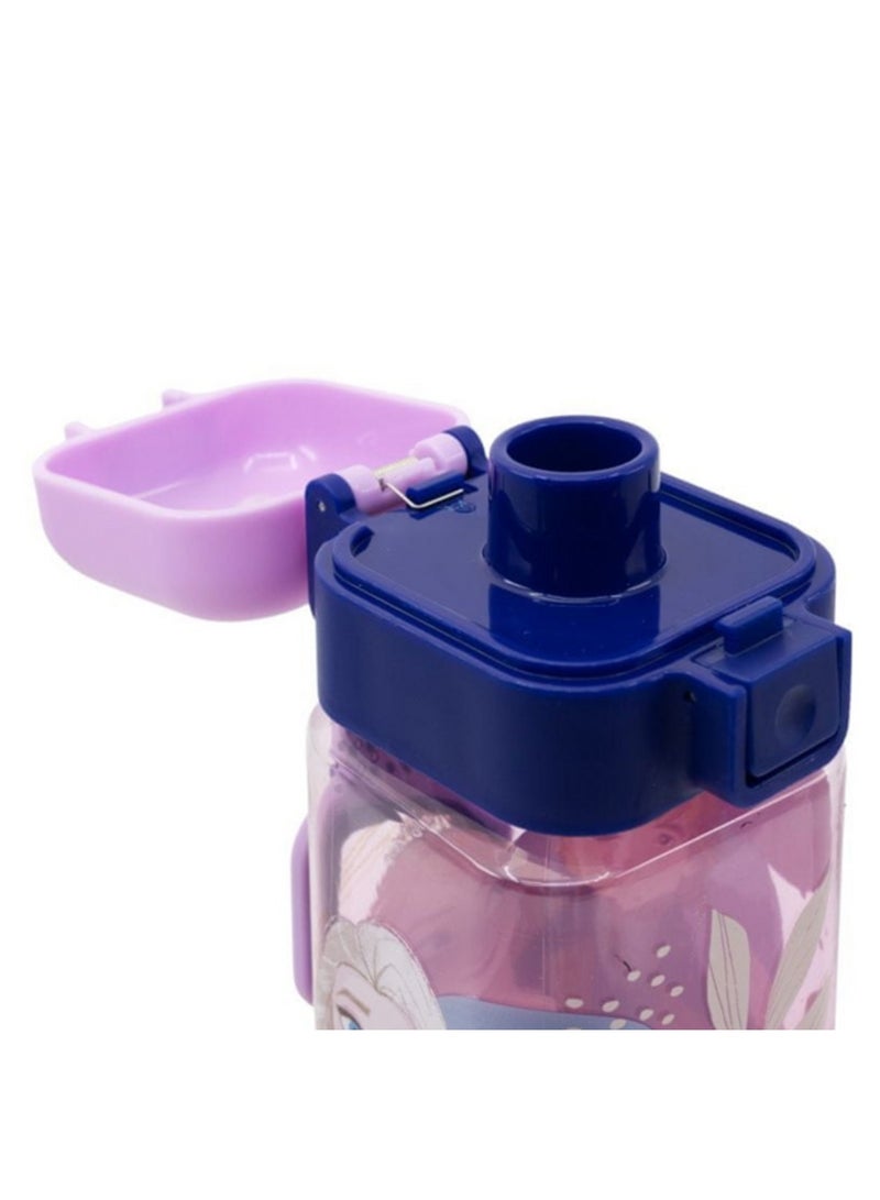 ستور زجاجة مياه فروزن إيكوزين خالية من مادة BPA مع قفل أمان، 550 مل باللون الأرجواني والأزرق - Image 3