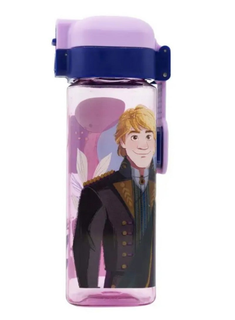 ستور زجاجة مياه فروزن إيكوزين خالية من مادة BPA مع قفل أمان، 550 مل باللون الأرجواني والأزرق - Image 2