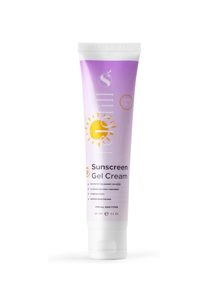 Sunscreen Gel Cream high in protection against UVB & UVA. 60g