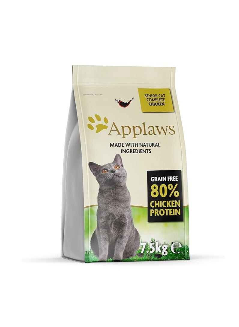 Applaws - Applaws Senior Cat Dry Food Chicken 7.5kg - Image 1