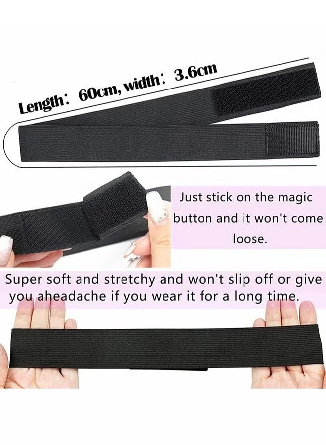 Ba Love Elastic Bands For Wig, 4 PCS Wig Accessories Kit No Slip Wig Band, Elastic Lace Melting Bands for Wig - Image 4