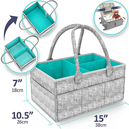 TYZAG Diaper Bags for Mothers Stylish, Diaper Bag for Gift, Diaper Storage Organizer (Green) - Image 4