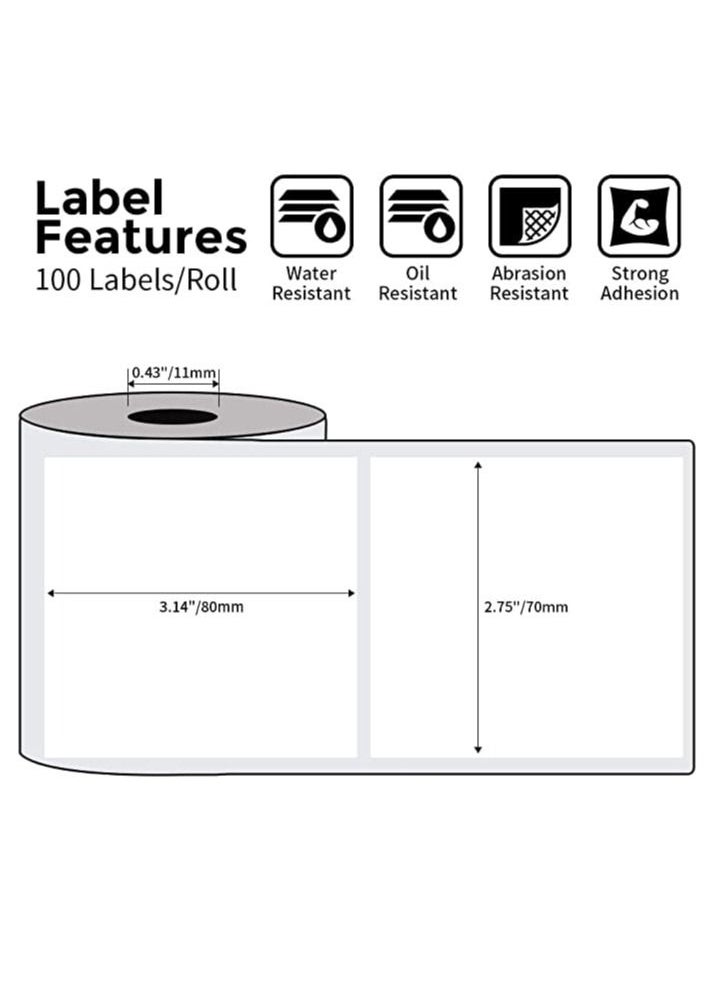 Phomemo M220 Portable Thermal Label Makers Bluetooth Printer For Barcode Labeling Organizing Small Business Compatible With iOS And Android